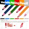 Swpeet 43Pcs Sewing Tools Kit, 10Pcs Professional Tailor's Chalk and 12Pcs Sewing Mark Pencil with 12Pcs 5 Color Disappearing Erasable Ink Fabric Marker Pen and 10Pcs Plastic Clips for Sewing Marking
